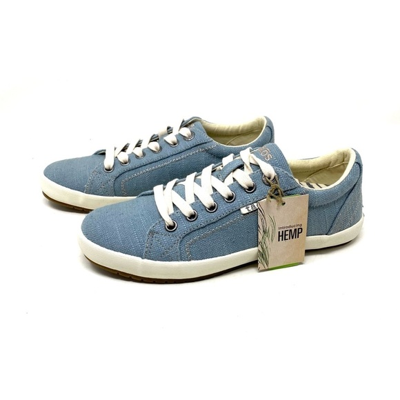 Taos Star Sneakers Color: Lake Blue Hemp - Picture 2 of 8